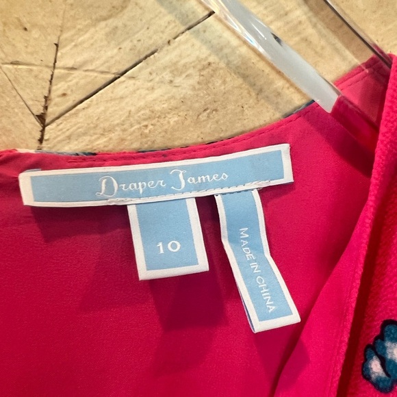 Draper James Magnolia Mockingbird Bell Sleeve A-Line Dress Size 10 Tulip Hem - Picture 5 of 6